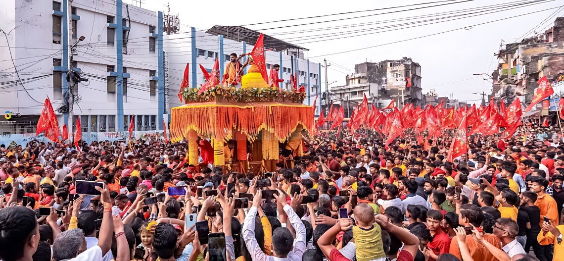 वीरगञ्जमा गहवामाई रथयात्रा शुक्रबार, सुरक्षा ‘हाइ अलर्ट’ मा